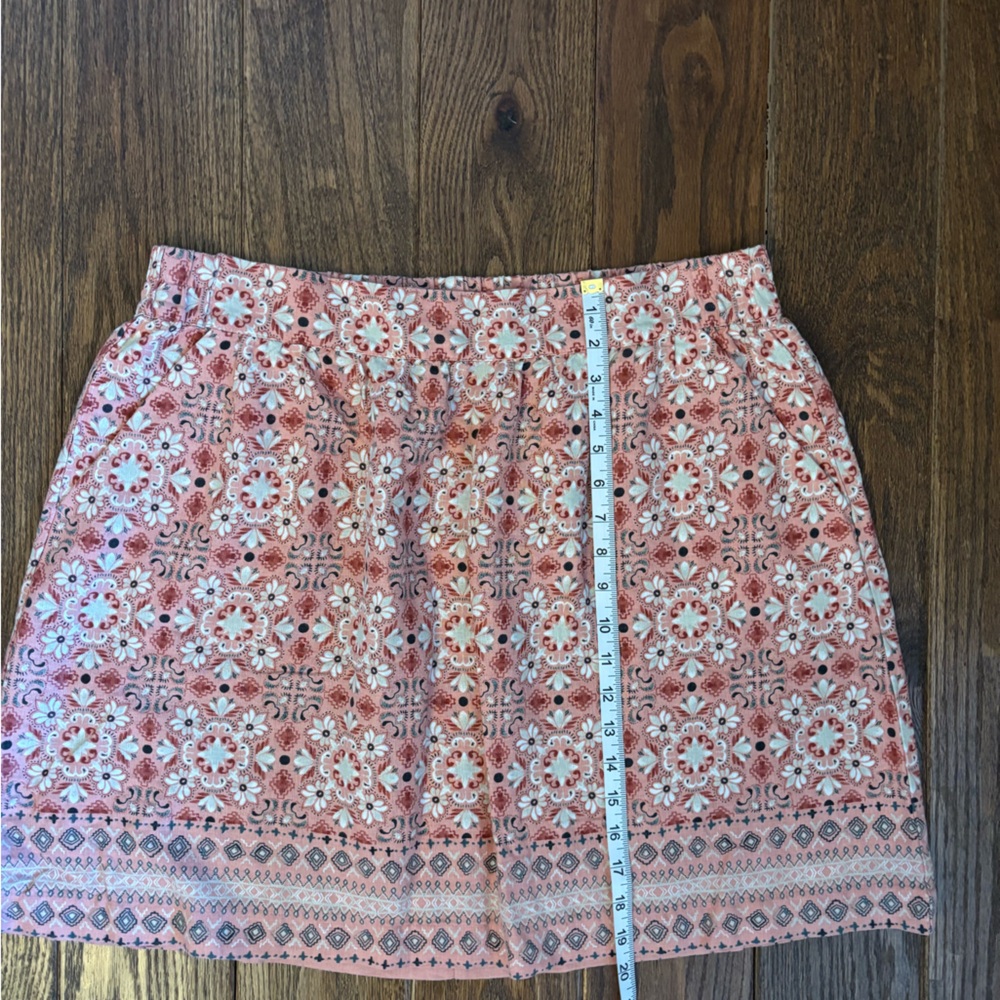 LOFT Pink Floral Embroidered Mini Skirt - Picture 8 of 8